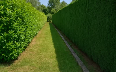 Réglementation haie en limite : règles de distance et hauteur