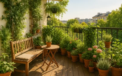 Idées aménagement balcon vert : guide facile