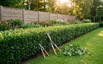 Quand et comment tailler une haie de laurier ?