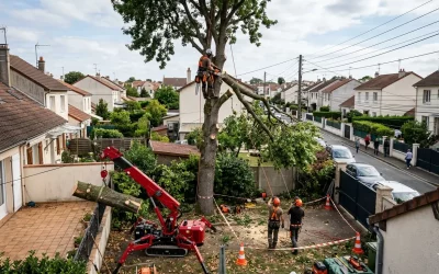 Abattage d&rsquo;arbre en zone urbaine : contraintes et solutions